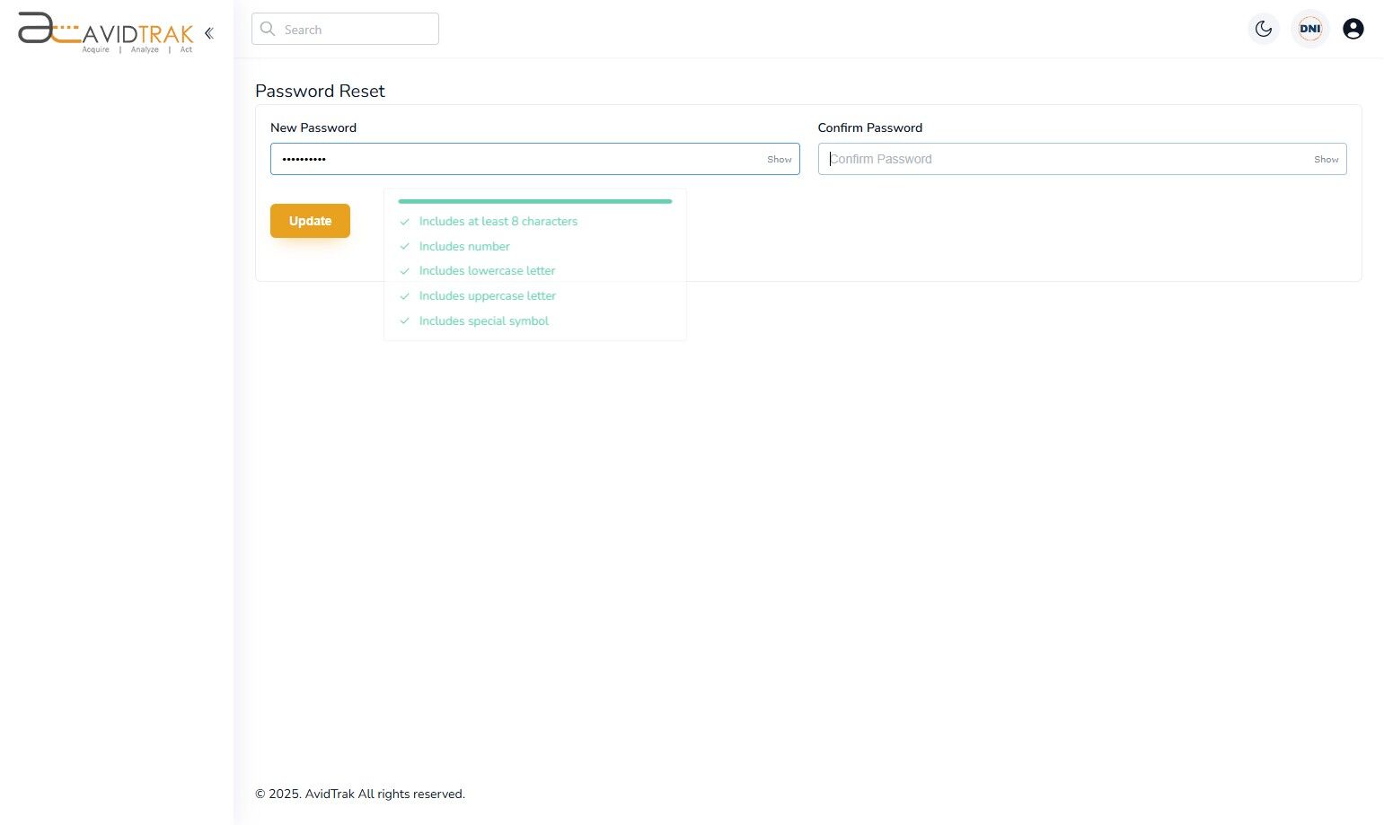 AvidTrak Free Trial Account