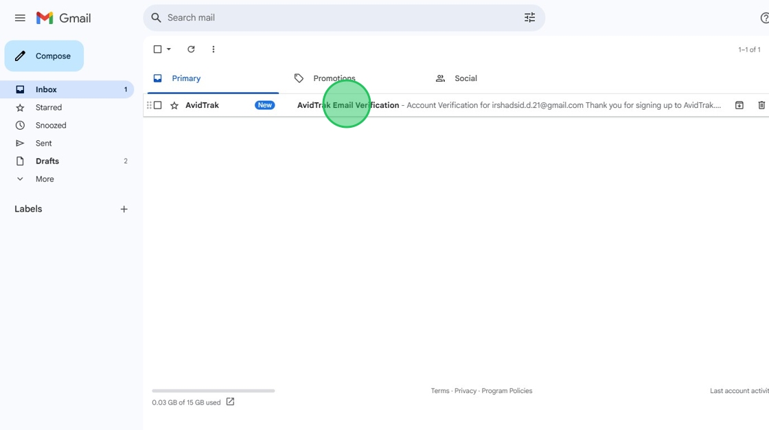 AvidTrak Free Trial Account