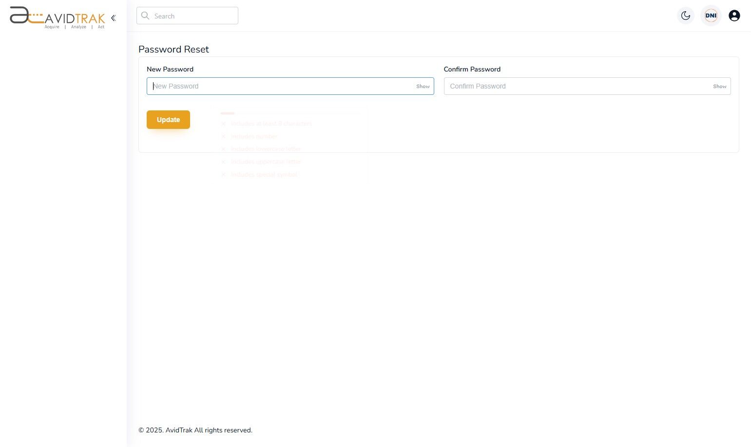 AvidTrak Free Trial Account