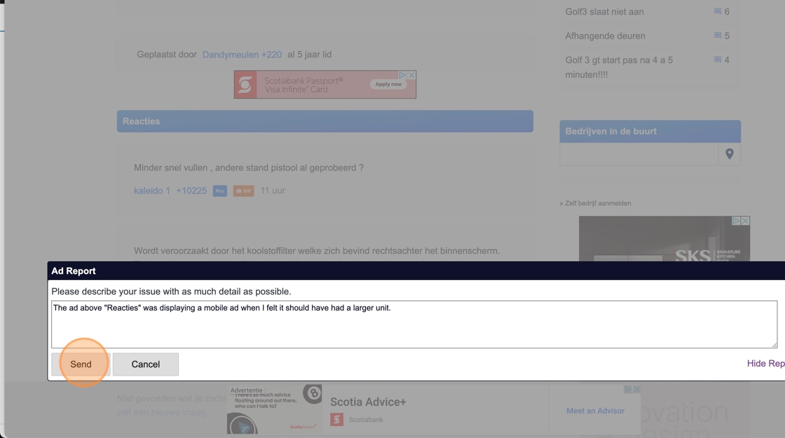 Advally Ad Reporting Tool 3 FB923C standard