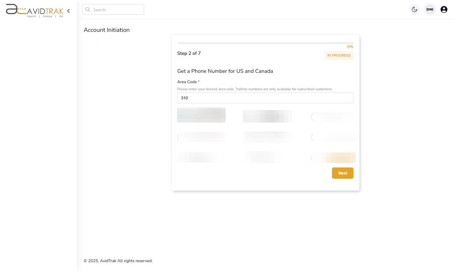 AvidTrak Free Trial Account