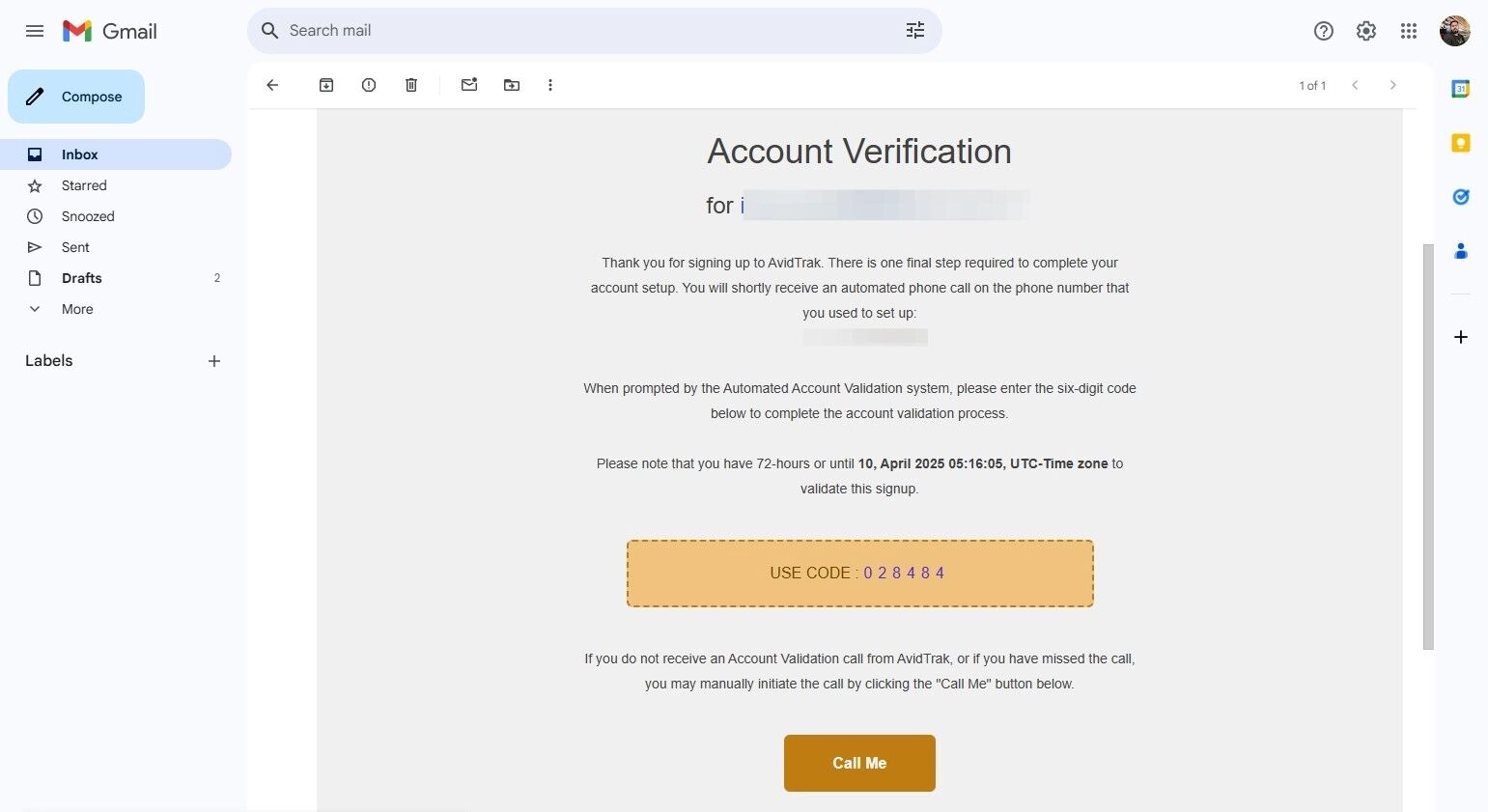 AvidTrak Free Trial Account
