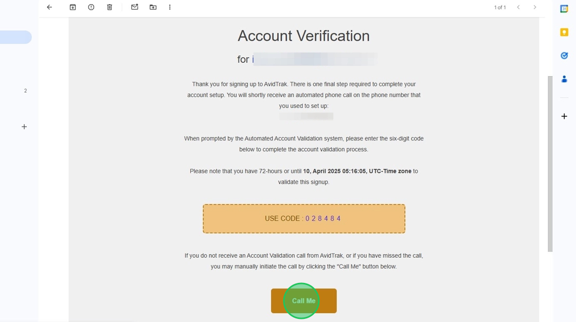AvidTrak Free Trial Account