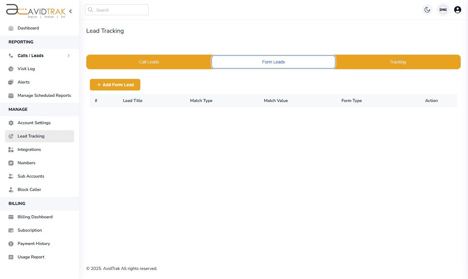 Form Tracking Manual