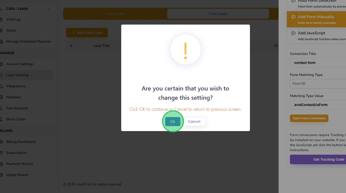 Form Tracking Manual