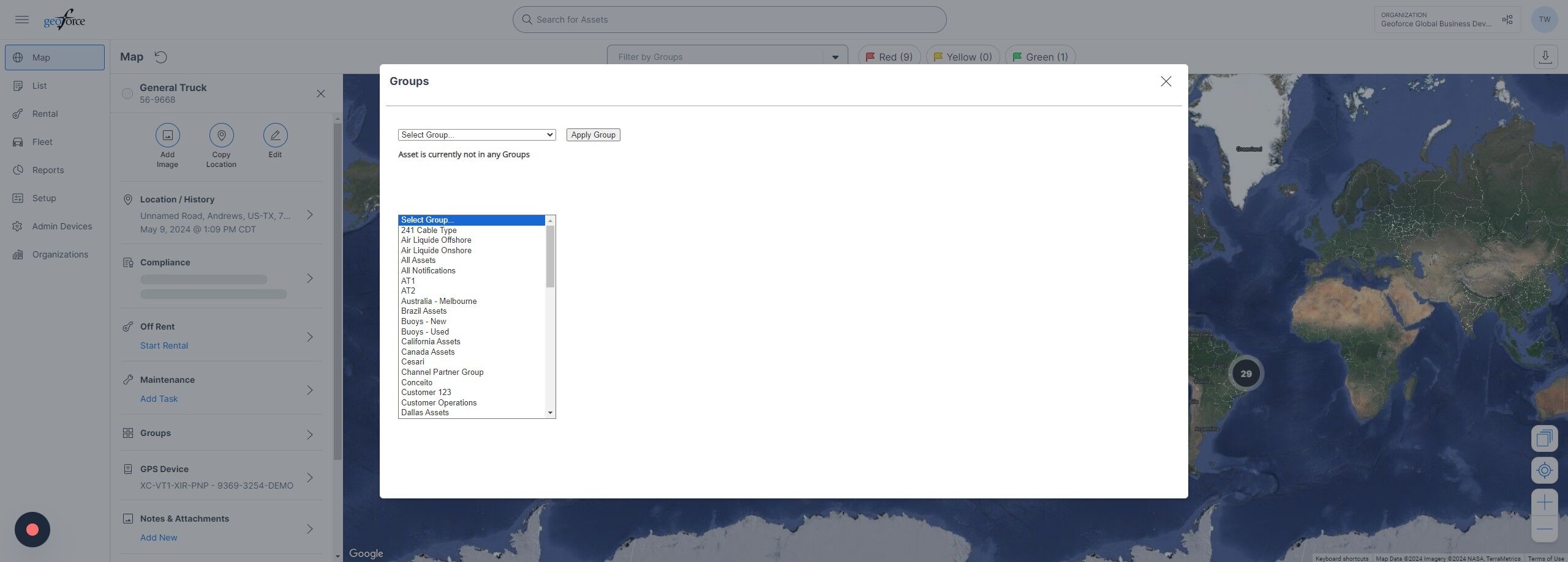 Groups - Creating Groups and Adding Assets – Geoforce Track & Trace