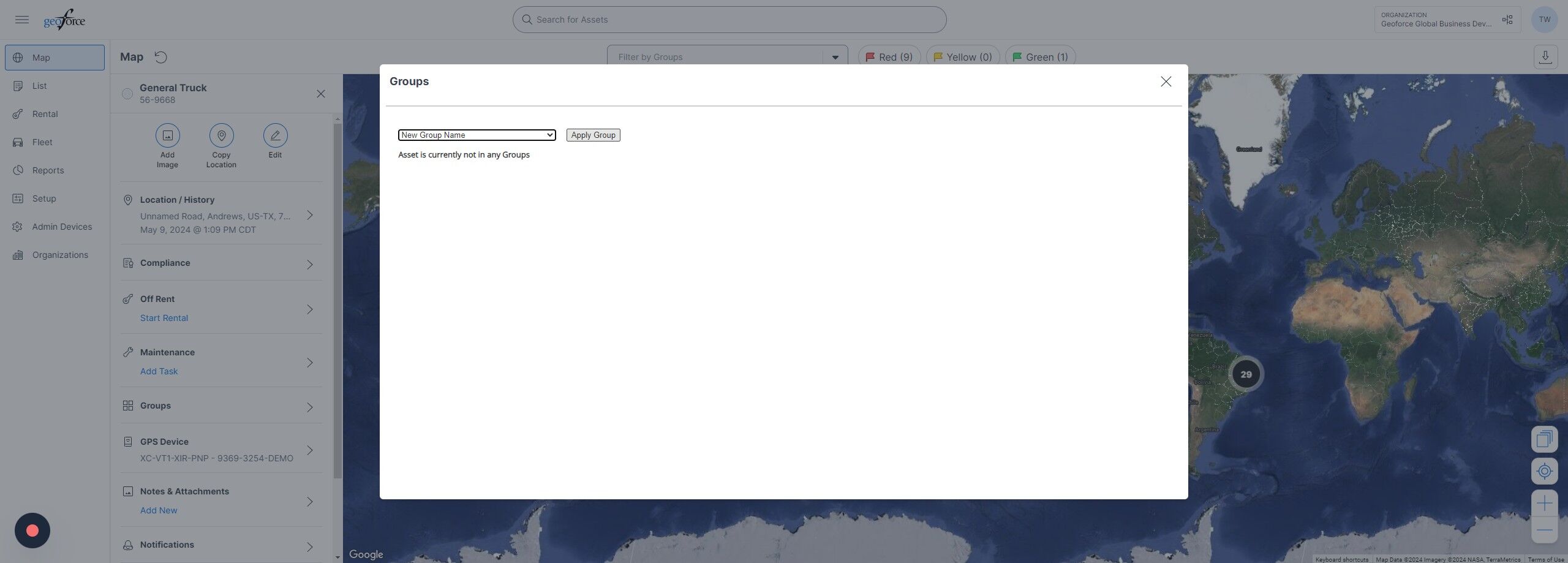 Groups - Creating Groups and Adding Assets – Geoforce Track & Trace