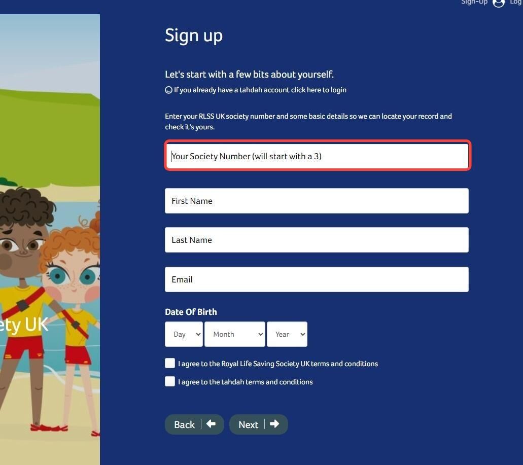How to Activate your RLSS UK Account