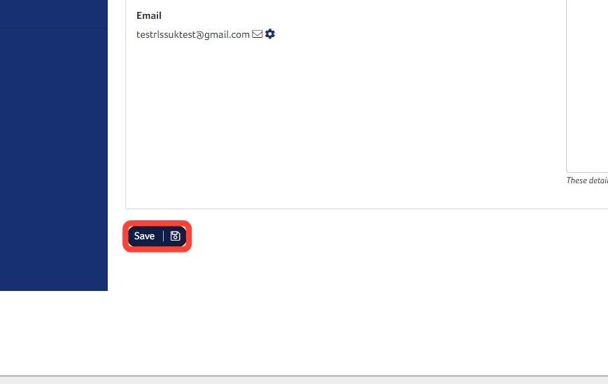 How to Update your Details