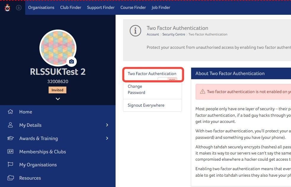 How to Setup Two Factor Authentication