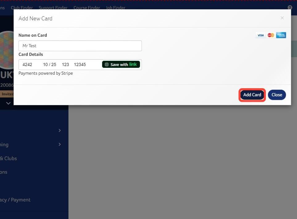 How to Add Payment Cards