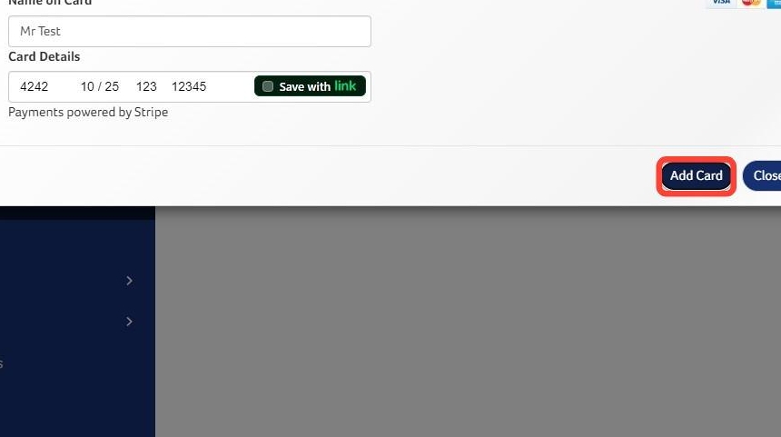 How to Add Payment Cards