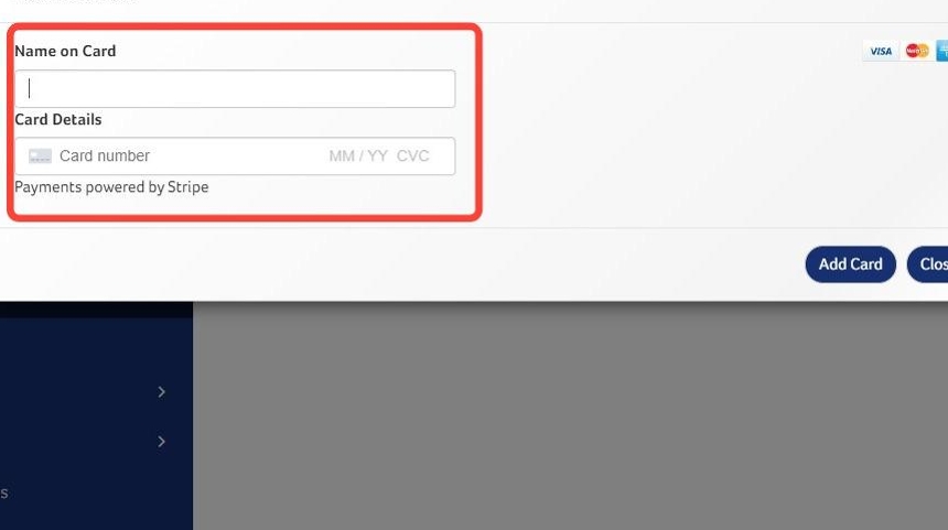 How to Add Payment Cards
