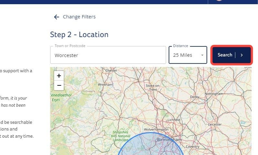 How to Search using Support Finder