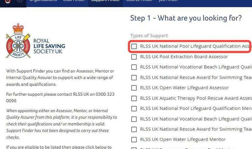 How to Search using Support Finder