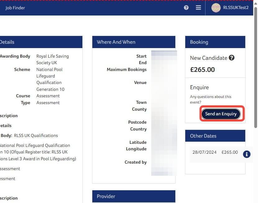 How to Enquire About and Book a Course