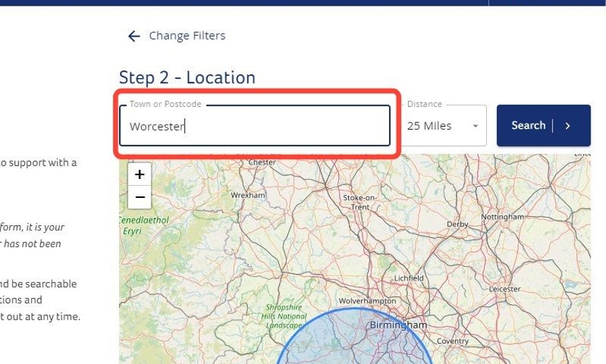 How to Search using Support Finder