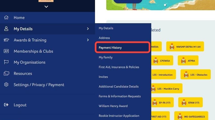 How to View Payment History