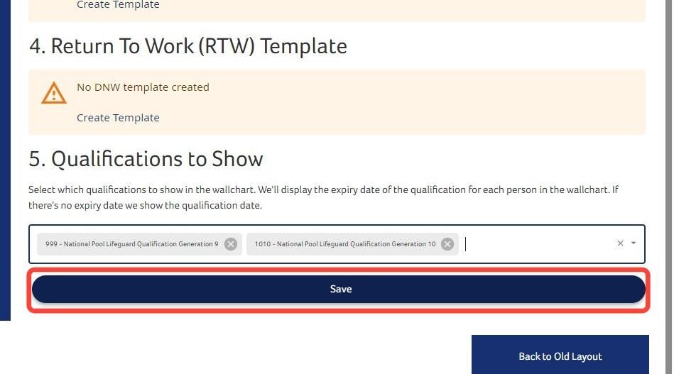 How to Customise the Wallchart