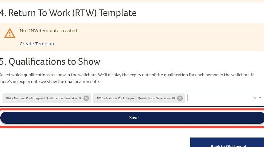 How to Customise the Wallchart