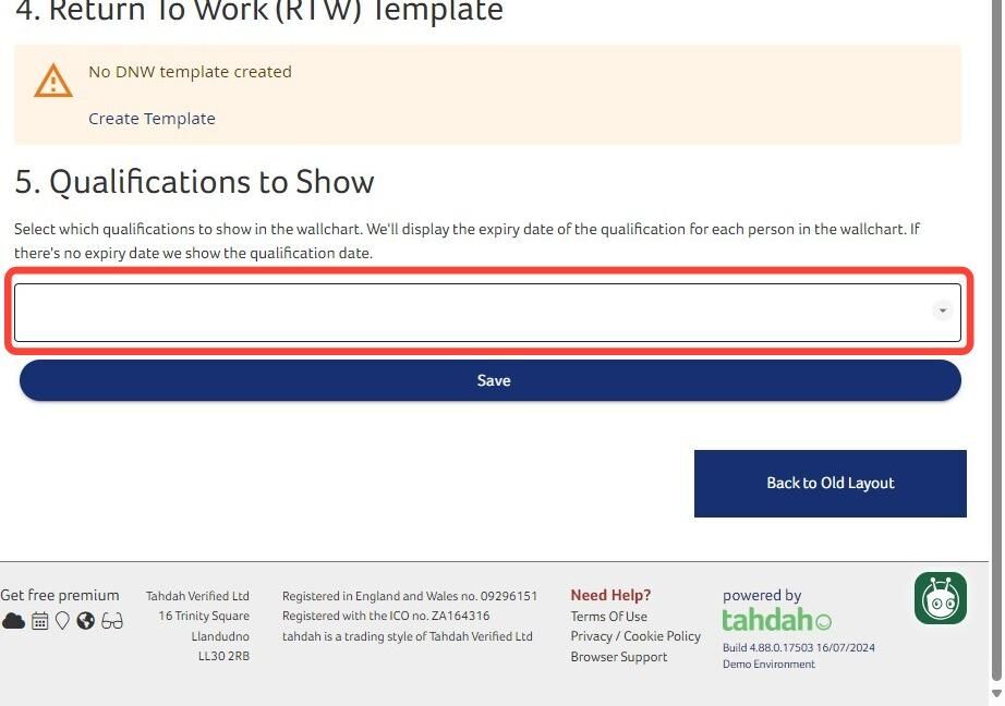 How to Customise the Wallchart