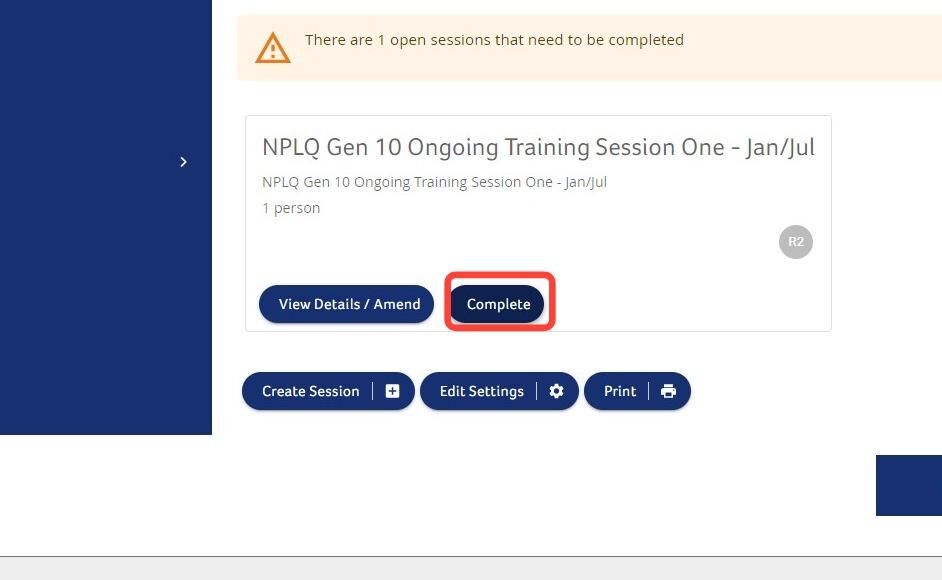 How to Reconcile a Session