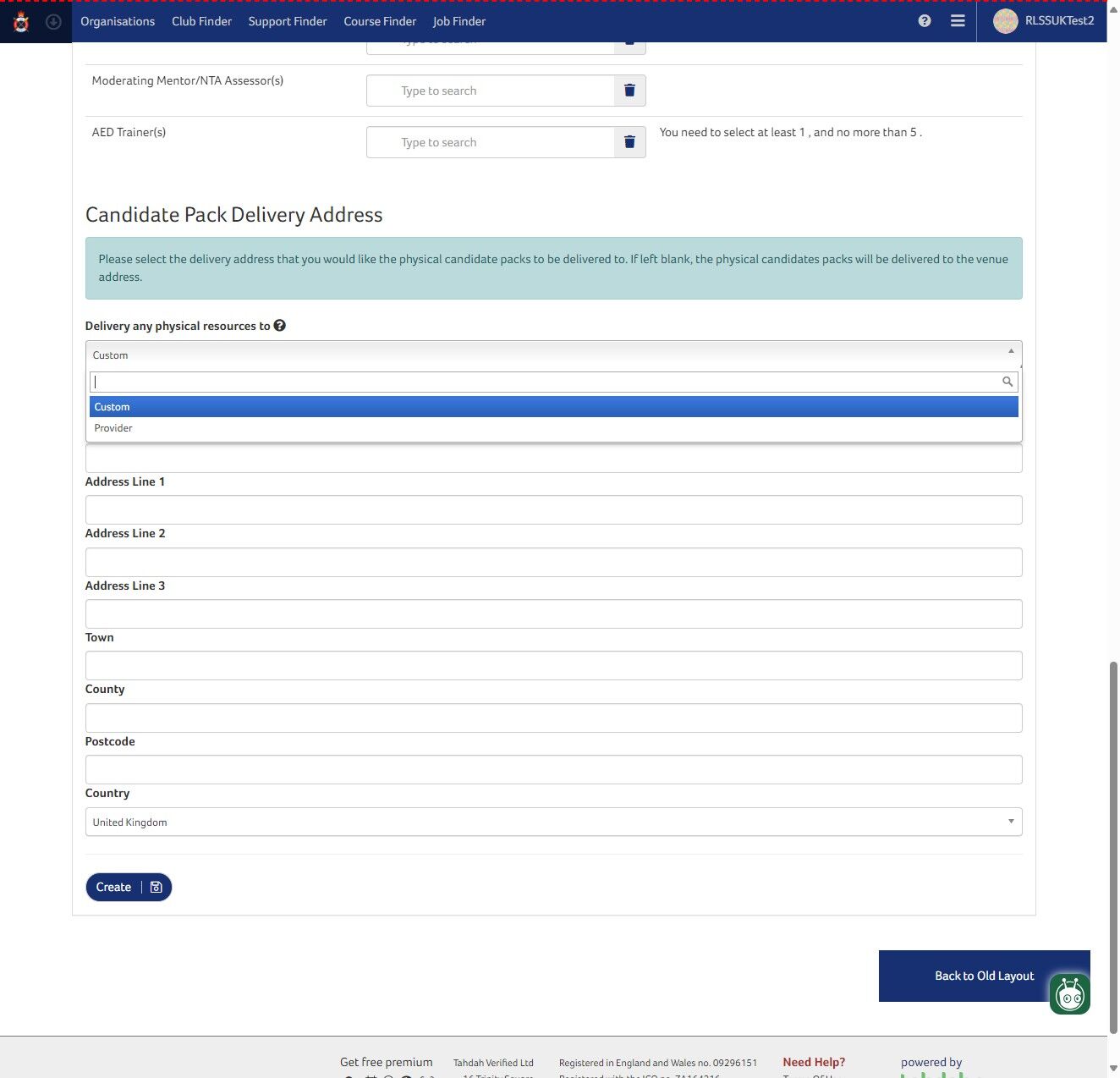 How to Set the Delivery Address for Course Materials