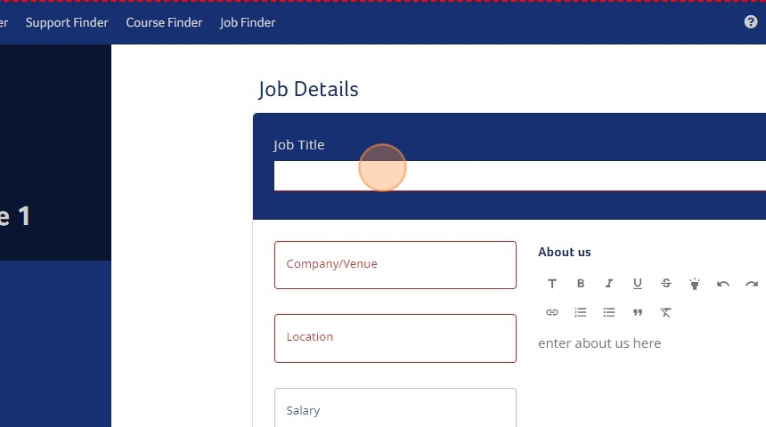 How to Create a Job Advertisement on Job Finder