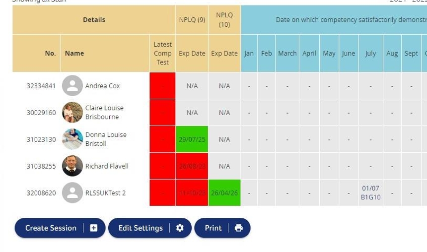How to Customise the Wallchart