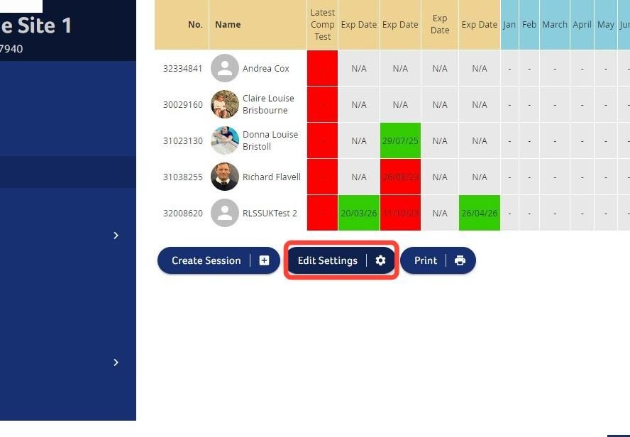 How to Customise the Wallchart