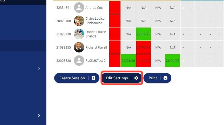 How to Customise the Wallchart