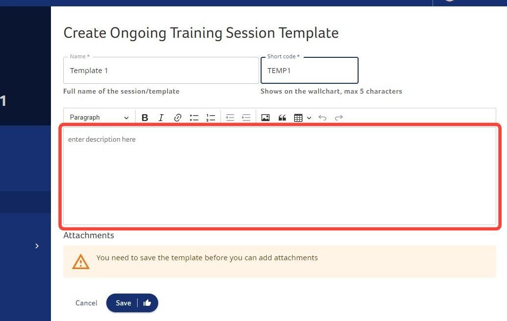 How to Create Bespoke Sessions