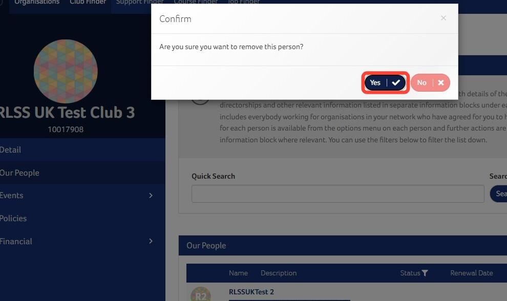 How to Change the Club Role of Individuals or Remove Individuals from your Club