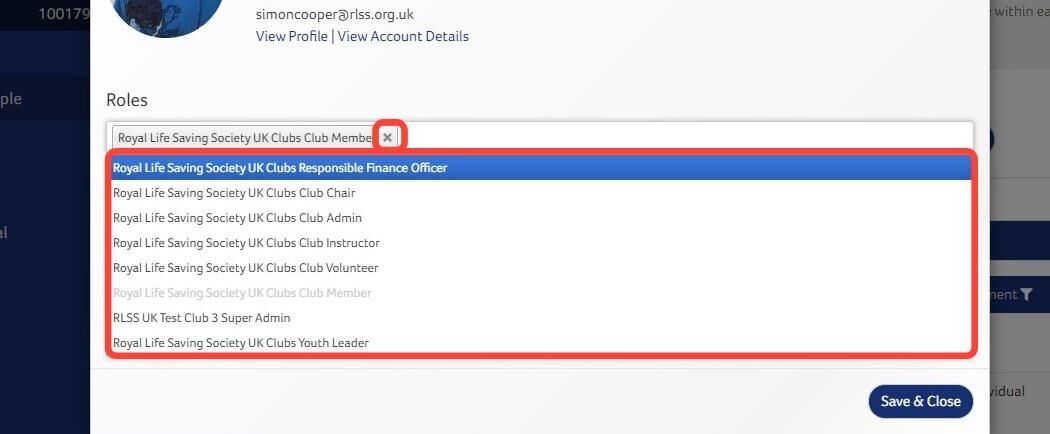 How to Change the Club Role of Individuals or Remove Individuals from your Club