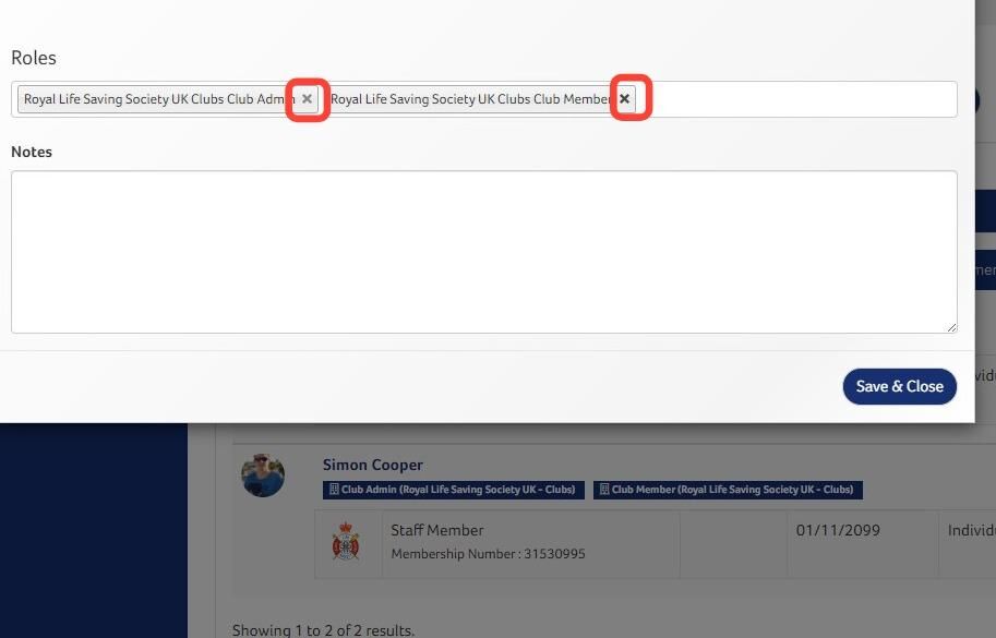 How to Change the Club Role of Individuals or Remove Individuals from your Club