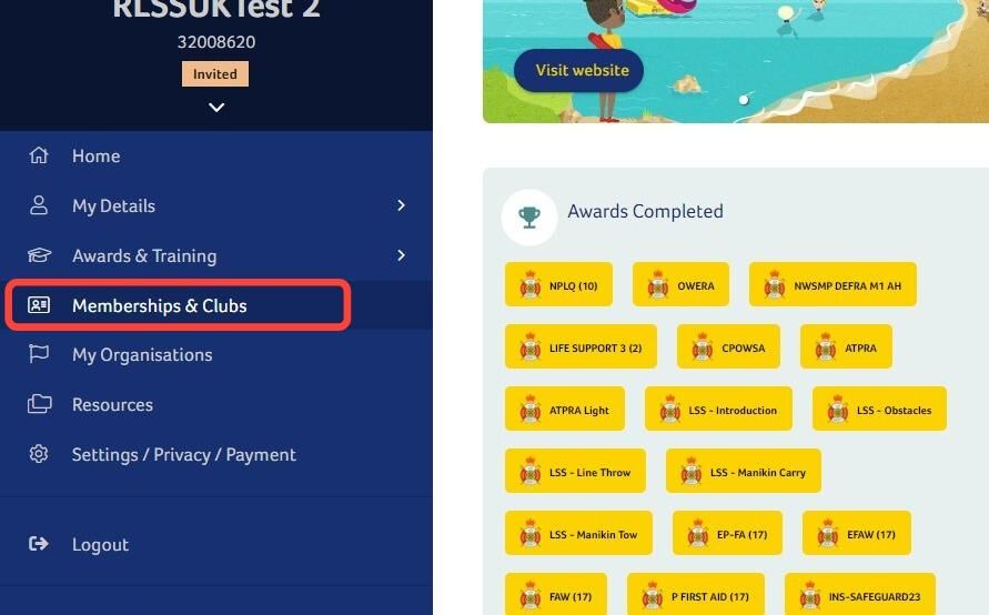 How to View your Membership Benefits