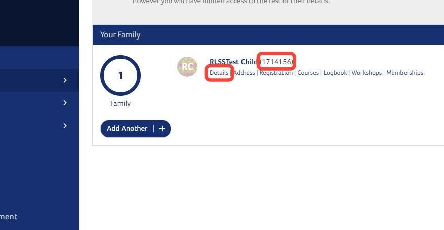 Creating an RLSS UK Account for Children