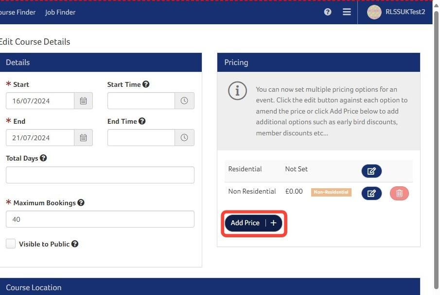 How to Set Pricing Rules for Courses