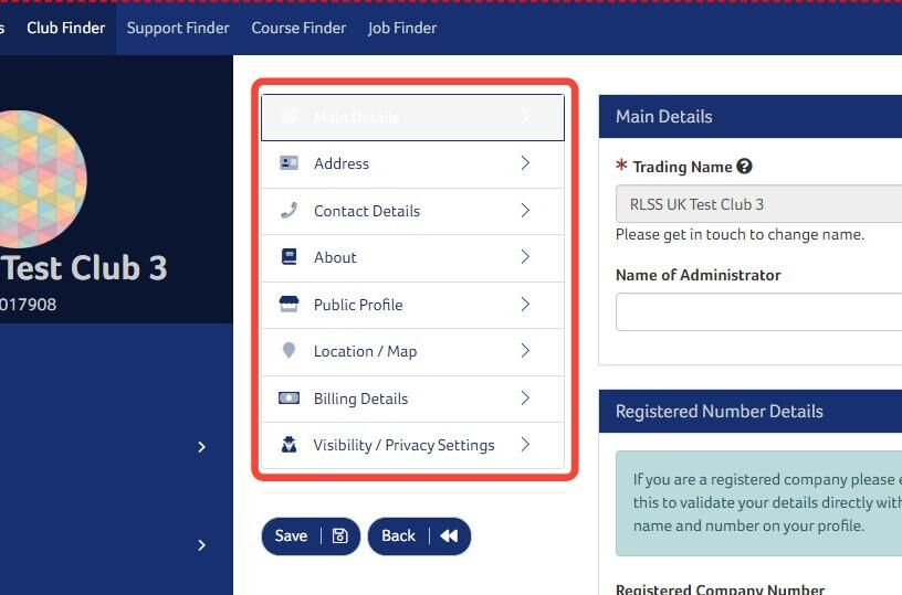 How to Check and Edit your Approved Training Centre (ATC) / Provider (ATP) or Club Details