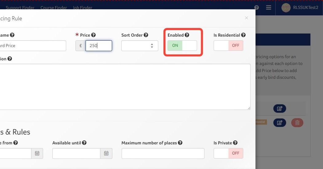How to Set Pricing Rules for Courses