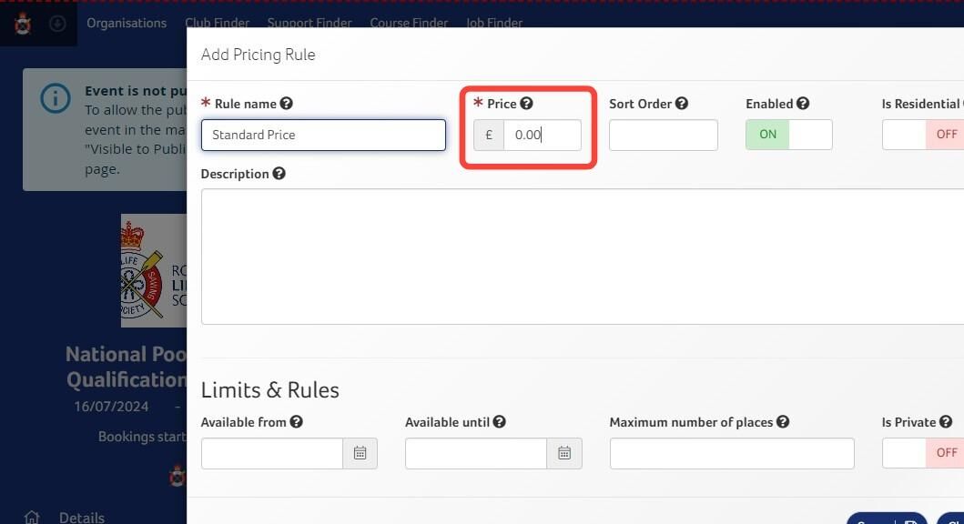 How to Set Pricing Rules for Courses