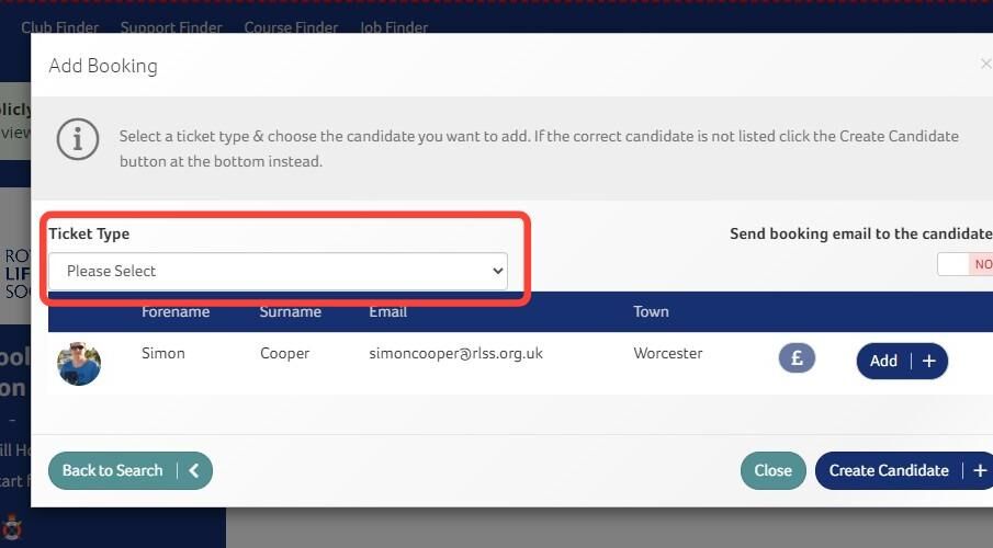 How to Add Candidates onto Courses