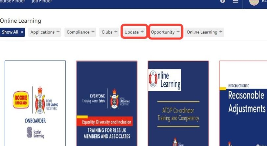 How to View Available Updates and Opportunities