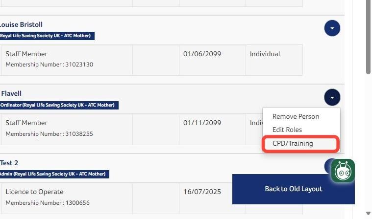 How to View my Staffs' Qualifications and CPDs