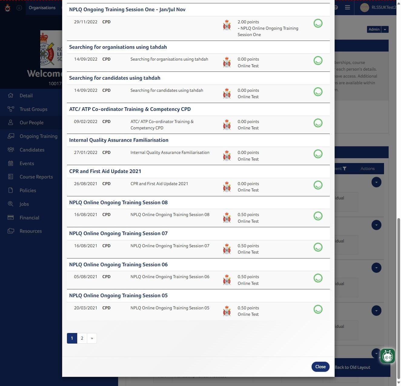 How to View my Staffs' Qualifications and CPDs