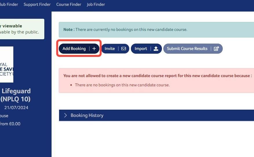 How to Add Candidates onto Courses