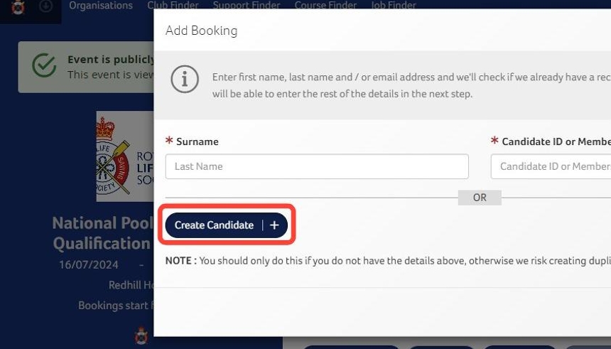 How to Add Candidates onto Courses
