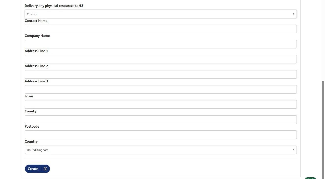 How to Set the Delivery Address for Course Materials