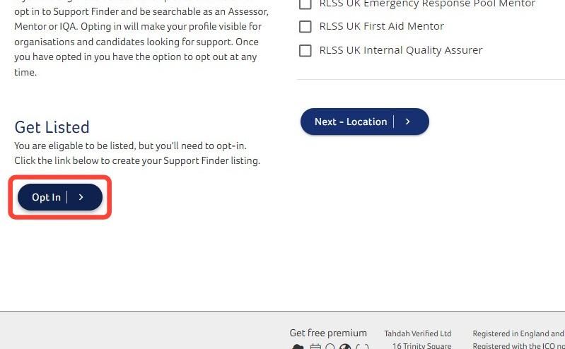 How to Opt-in to Support Finder