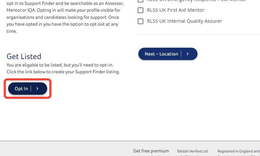 How to Opt-in to Support Finder